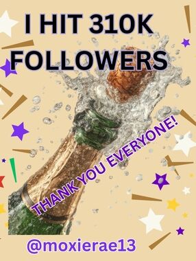 WOOHOO I HIT 310K 🎉🎉-  HAPPY TO HAVE REACHED THAT MILESTONE 🥳